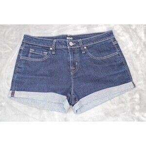 Women's BDG Mid Rise Shortie Shorts With Rolled Up Hem Size 6/28 Blue